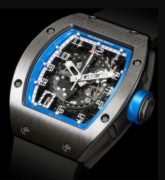 Review Cheapest RICHARD MILLE Replica Watch RM 010 Automatic Titanium Blue Price - Click Image to Close